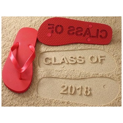 Sand Imprint Flip Flops